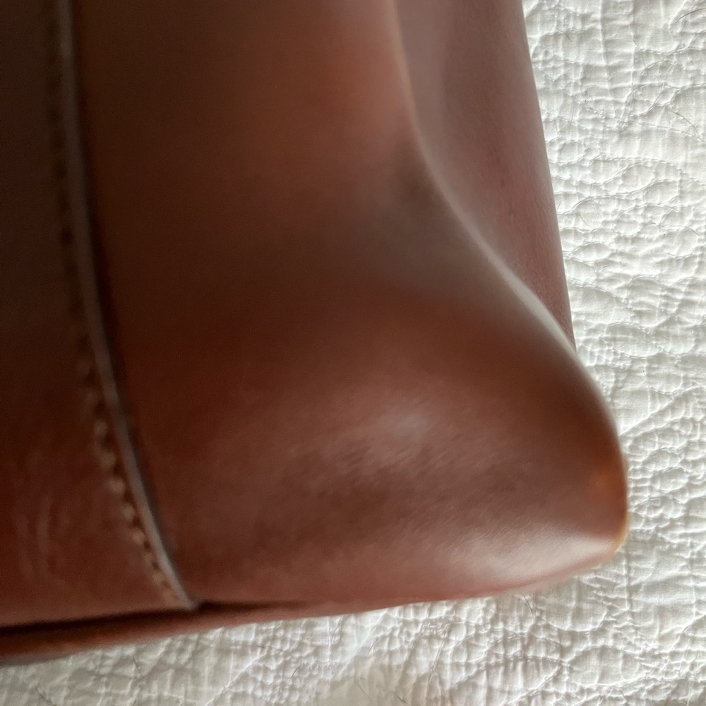 Tecovas Leather Tote Bag in Brown - Picture 6 of 7